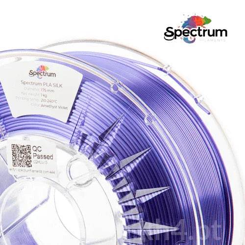 PLA SILK 1kg Amethyst Violet - Violeta Acetinada 1.75mm - SPECTRUM FILAMENTS - Criaconsensos - Serviços Gráficos e Publicidade