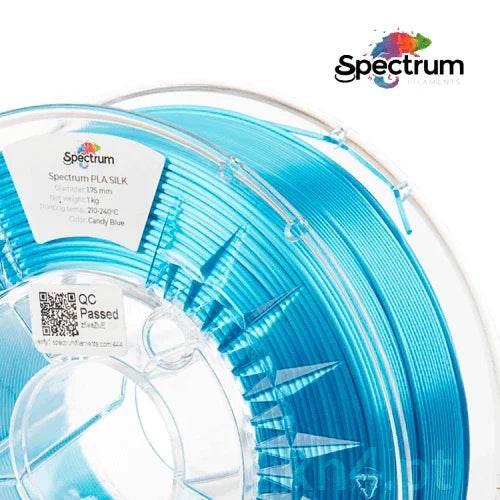 PLA SILK 1kg Sapphire blue - Azul Safira Acetinado 1.75mm - SPECTRUM FILAMENTS - Criaconsensos - Serviços Gráficos e Publicidade