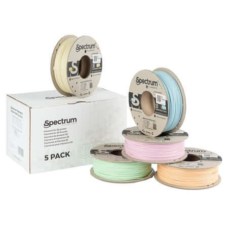 5 PACK PLA PASTEL 5X0.25kg - SPECTRUM FILAMENTS