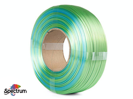 REFILL PLA SILK Rainbow Ocean Melange - Mistura de Oceano 1.75mm - SPECTRUM FILAMENTS