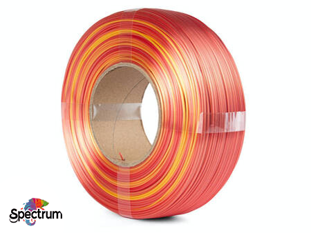 REFILL PLA SILK Rainbow 1kg Fire Red - Vermelho Cor de Fogo 1.75mm - SPECTRUM FILAMENTS