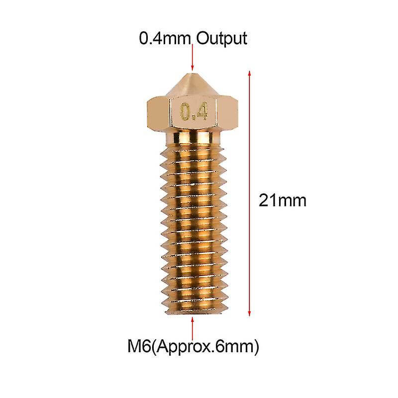 Nozzle em Bronze Vulcano 0.4mm