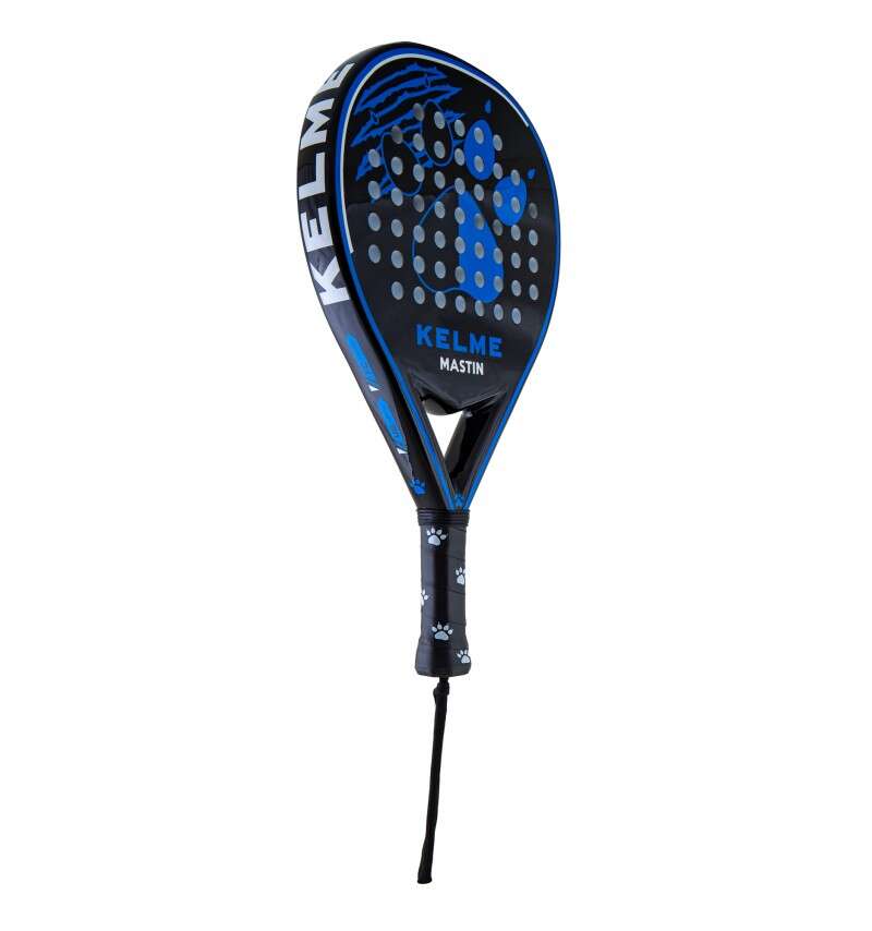 Kelme Mastin Pala de Padel - Forma Mista - Quadro e Superfície 100% Fibra de Vidro - Núcleo de Goma Eva