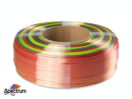 REFILL PLA SILK Rainbow 1kg  Fusion - Fusão 1.75mm - SPECTRUM FILAMENTS