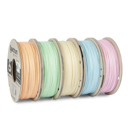 5 PACK PLA PASTEL 5X0.25kg - SPECTRUM FILAMENTS