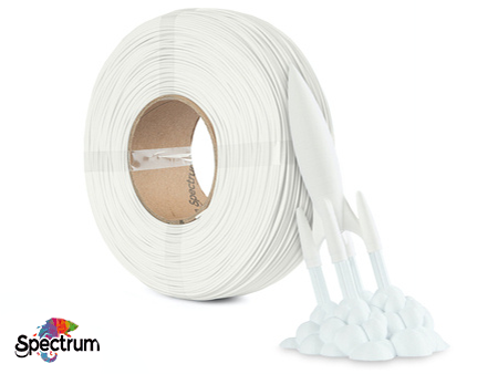 REFILL PLA PREMIUM HIGH SPEED 1 Kg SIGNAL WHITE 1.75MM - SPECTRUM FILAMENTS