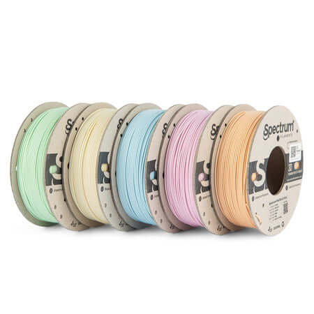 5 PACK PLA PASTEL 5X0.25kg - SPECTRUM FILAMENTS