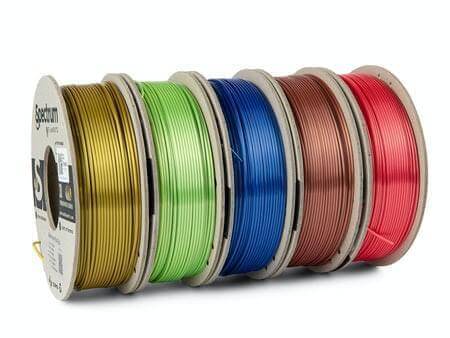 5 PACK PLA SILK 5X0.25kg - SPECTRUM FILAMENTS Criaconsensos - Serviços Gráficos e Publicidade