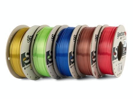 5 PACK PLA SILK 5X0.25kg - SPECTRUM FILAMENTS Criaconsensos - Serviços Gráficos e Publicidade