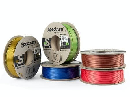 5 PACK PLA SILK 5X0.25kg - SPECTRUM FILAMENTS Criaconsensos - Serviços Gráficos e Publicidade