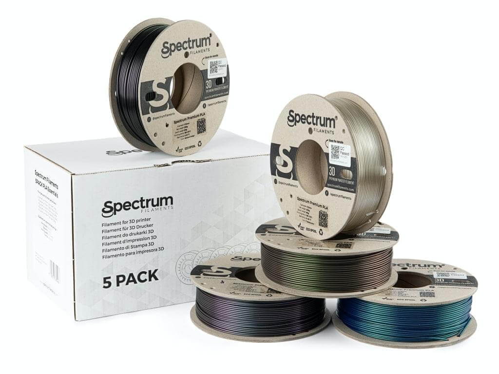 5PACK ESSENTIALS 5X0.25kg - SPECTRUM FILAMENTS Criaconsensos - Serviços Gráficos e Publicidade