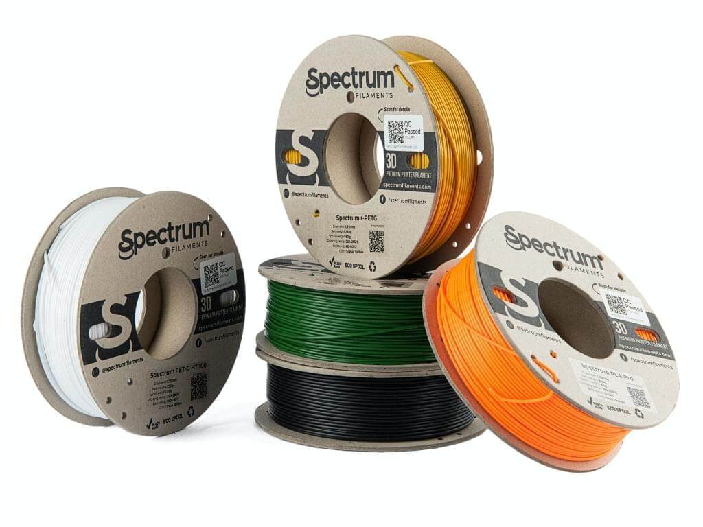 5PACK MATERIAL MIX#2 - 5X0.25kg - SPECTRUM FILAMENTS Criaconsensos - Serviços Gráficos e Publicidade