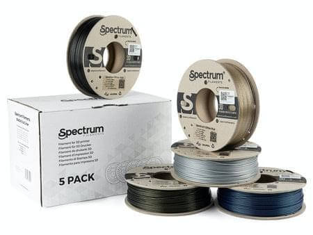 5PACK PLA GLITTER 5x0.25kg – SPECTRUM FILAMENTS Criaconsensos - Serviços Gráficos e Publicidade