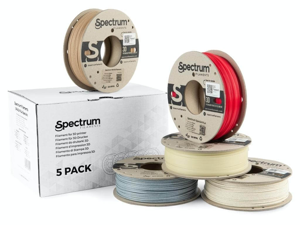 5PACK SPECIALS 5X0.25kg - SPECTRUM FILAMENTS Criaconsensos - Serviços Gráficos e Publicidade