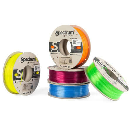 5 PACK PLA CRYSTAL 5X0.25kg - SPECTRUM FILAMENTS