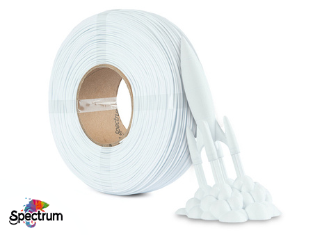 REFILL PLA PREMIUM HIGH SPEED 1 Kg ARCTIC WHITE 1.75MM - SPECTRUM FILAMENTS