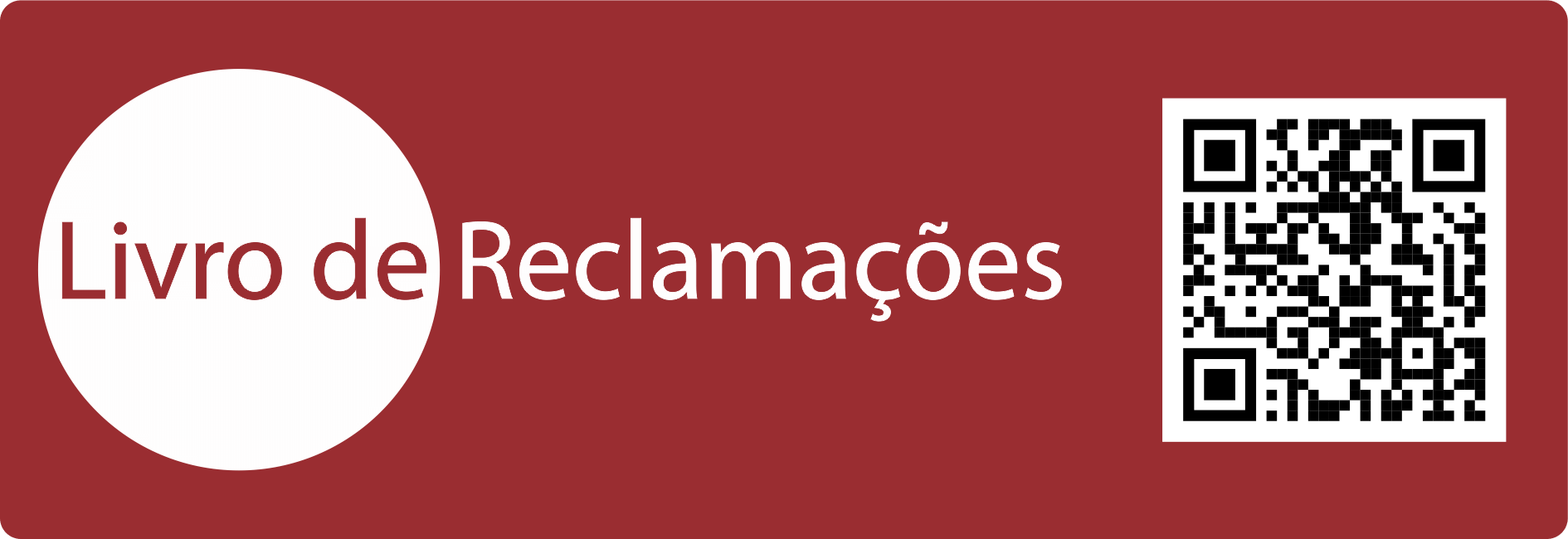 Autocolante Livro de Reclamações 3 unidades Criaconsensos - Serviços Gráficos e Publicidade