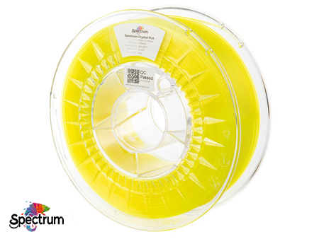 PLA CRYSTAL 1 Kg ELECTRIC YELLOW 1.75MM - SPECTRUM FILAMENTS