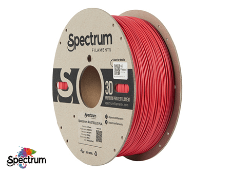 PLA PASTEL 1 Kg HOLLAND RED 1.75MM - SPECTRUM FILAMENTS