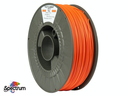 THE FILAMENT PLA  1 Kg MACHINERY ORANGE 1.75MM - SPECTRUM FILAMENTS