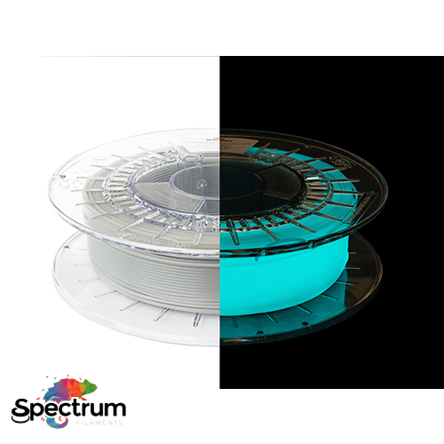 PLA GLOW IN THE DARK 500g BLUE BRILHA NO ESCURO 1.75mm - SPECTRUM FILAMENTS Criaconsensos - Serviços Gráficos e Publicidade