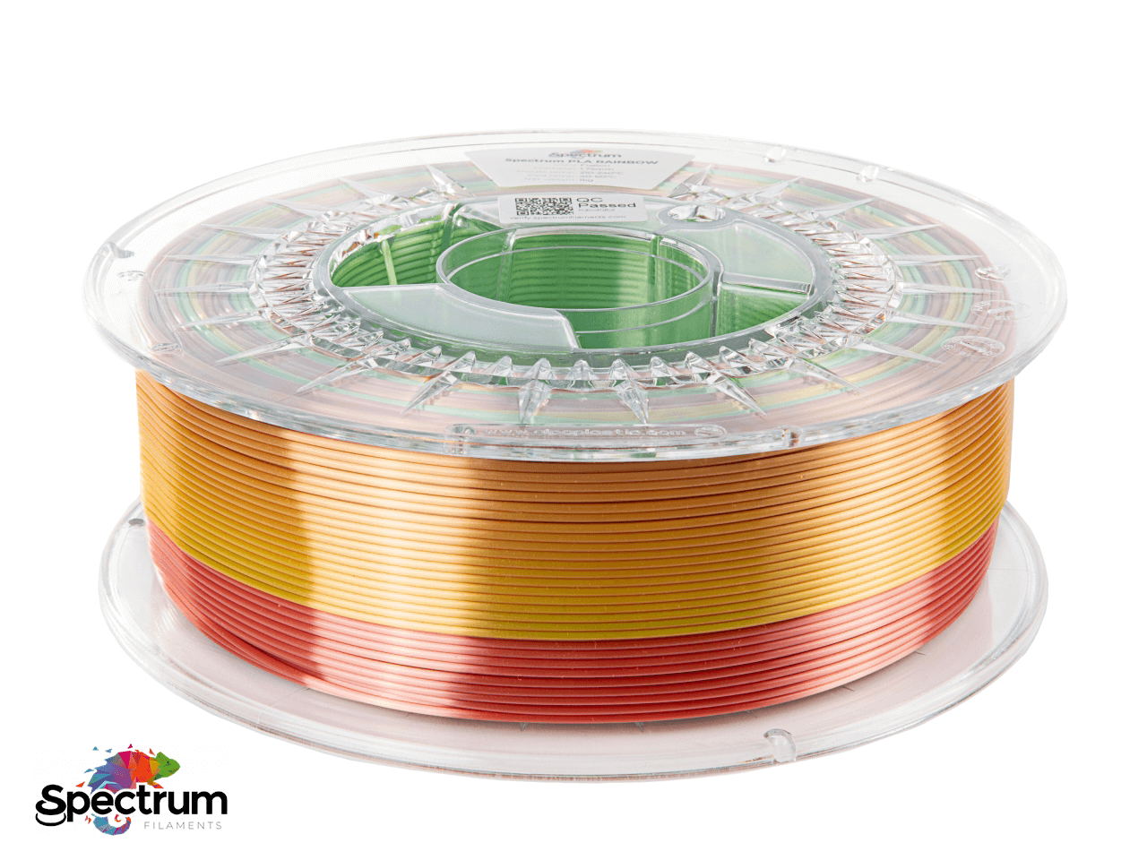 PLA SILK Rainbow 1kg Fusion - Fusão 1.75mm - SPECTRUM FILAMENTS