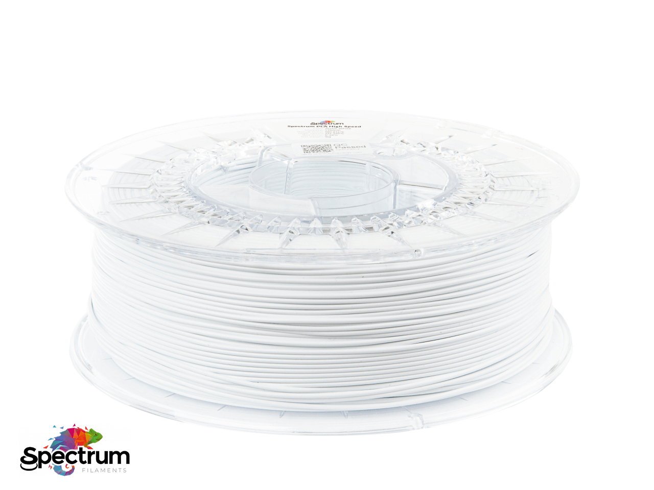 PLA PREMIUM HIGH SPEED 1 Kg ARTIC WHITE 1.75MM - SPECTRUM FILAMENTS