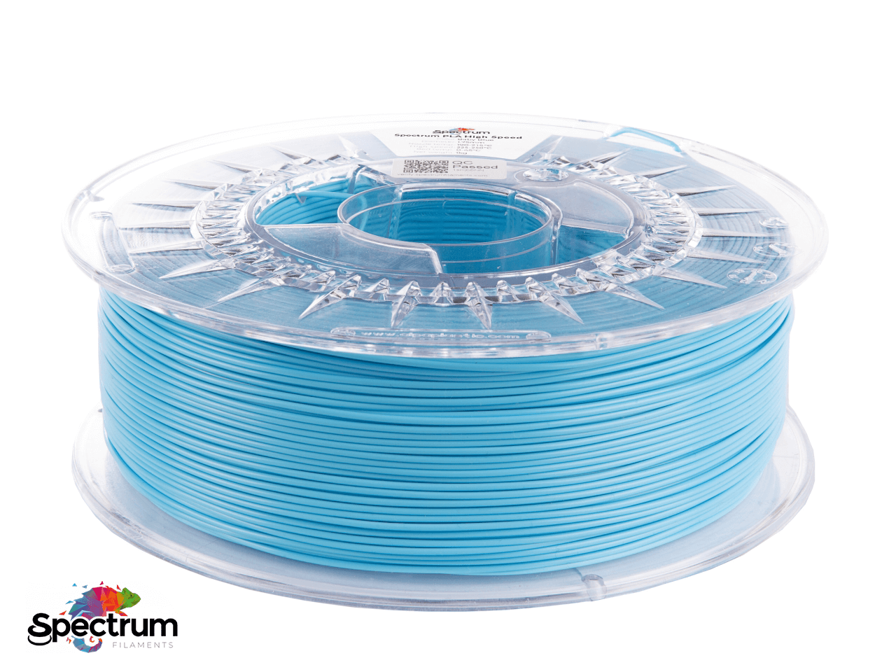 PLA PREMIUM HIGH SPEED 1 Kg BABY BLUE WHITE 1.75MM - SPECTRUM FILAMENTS