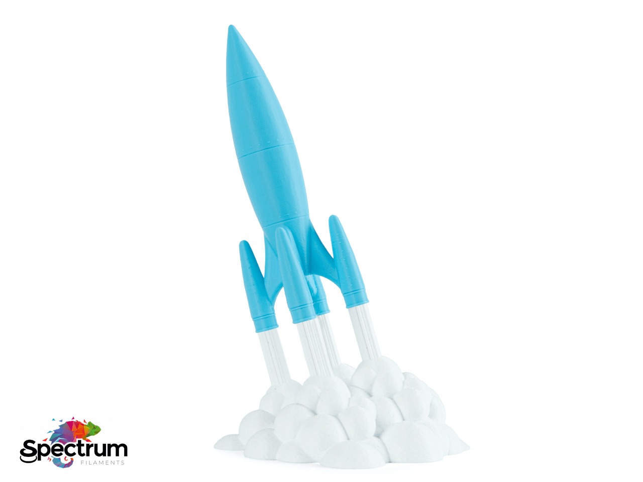 PLA PREMIUM HIGH SPEED 1 Kg BABY BLUE WHITE 1.75MM - SPECTRUM FILAMENTS