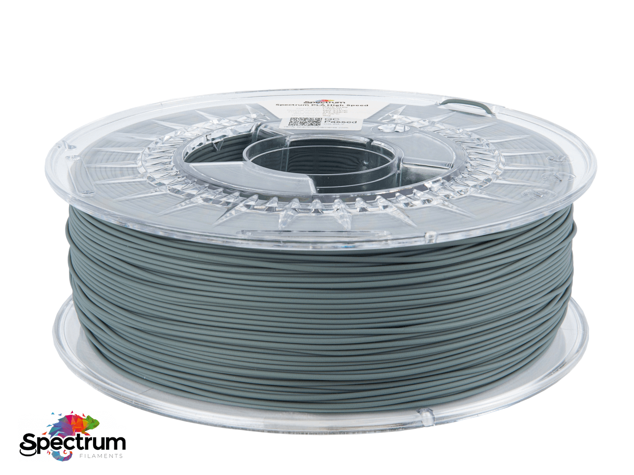 PLA PREMIUM HIGH SPEED 1 Kg DARK GREY 1.75MM - SPECTRUM FILAMENTS