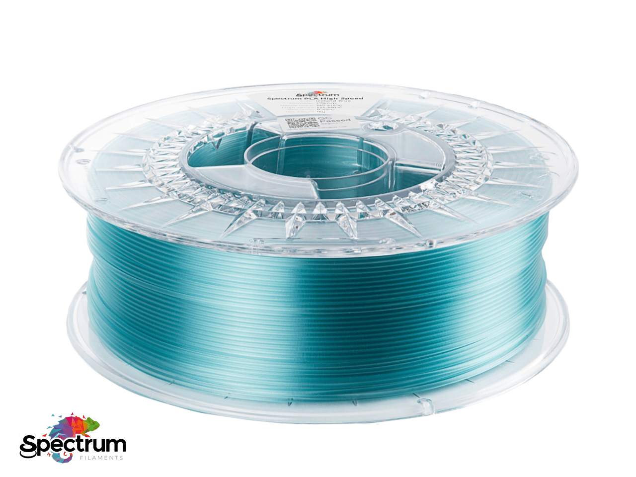 PLA PREMIUM HIGH SPEED 1 Kg ICELAND BLUE 1.75MM - SPECTRUM FILAMENTS