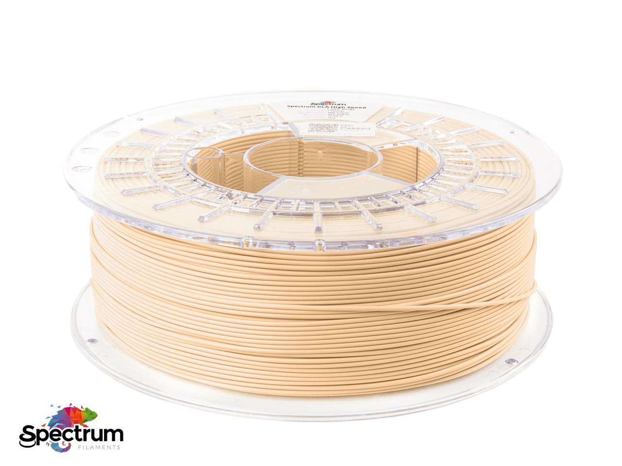 PLA PREMIUM HIGH SPEED 1 Kg LATTE BEIGE 1.75MM - SPECTRUM FILAMENTS