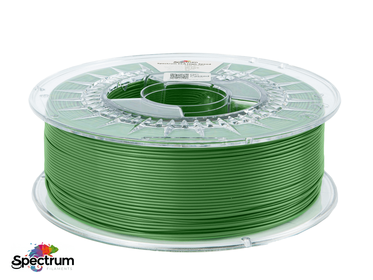 PLA PREMIUM HIGH SPEED 1 Kg LEAF GREEN 1.75MM - SPECTRUM FILAMENTS