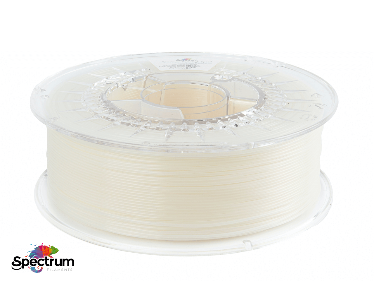 PLA PREMIUM HIGH SPEED 1 Kg NEON TRANSPARENT UV 1.75MM - SPECTRUM FILAMENTS