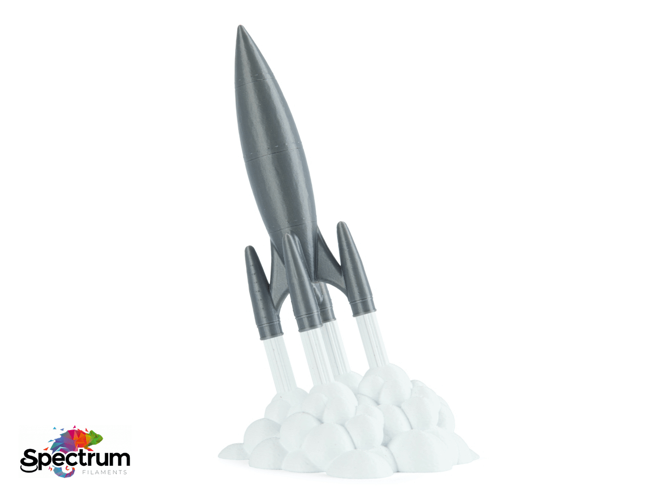 PLA PREMIUM HIGH SPEED 1 Kg SILVER STAR 1.75MM - SPECTRUM FILAMENTS