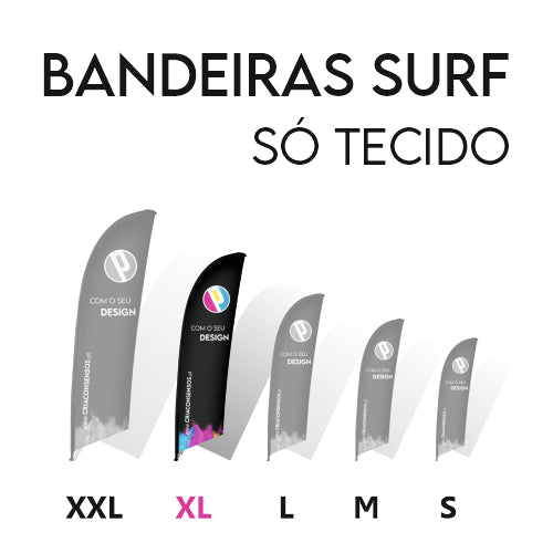 Bandeiras SURF só tecido