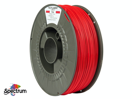 THE FILAMENT PLA  1 Kg TECHNICAL RED 1.75MM - SPECTRUM FILAMENTS