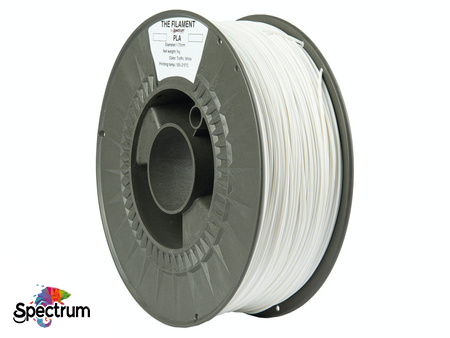 THE FILAMENT PLA  1 Kg TRAFFIC WHITE 1.75MM - SPECTRUM FILAMENTS