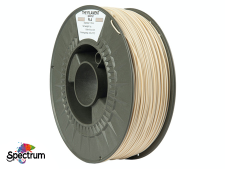 THE FILAMENT PLA  1 Kg WOOD ASH 1.75MM - SPECTRUM FILAMENTS