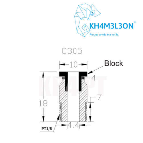 PC4-M10 CONECTOR PNEUMÁTICO PARA TUBO PTFE QUICK PUSH-IN Criaconsensos - Serviços Gráficos e Publicidade