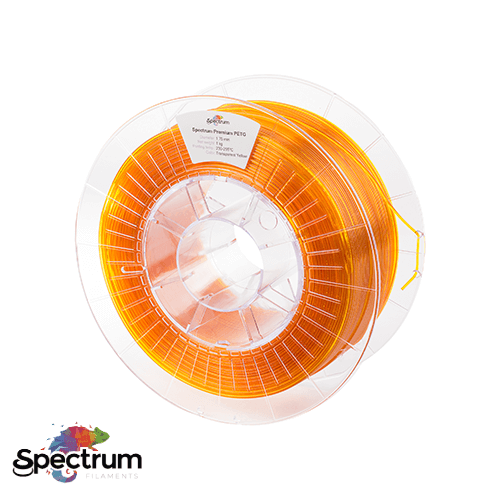 PETG PREMIUM 1kg TRANSPARENT YELLOW 1.75MM - SPECTRUM FILAMENTS Criaconsensos - Serviços Gráficos e Publicidade