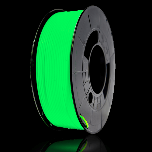 PLA HD-LD 1KG VERDE FOSFORESCENTE GLOW IN THE DARK - BRILHA NO ESCURO – WINKLE Criaconsensos - Serviços Gráficos e Publicidade