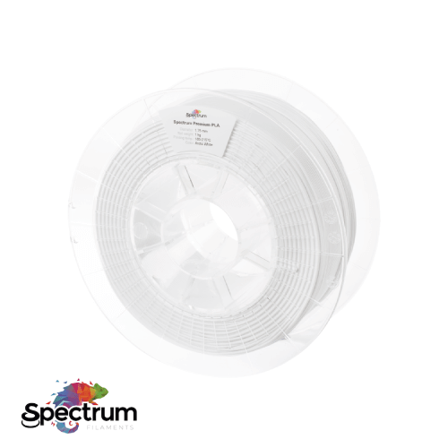 PLA PREMIUM 1Kg ARCTIC WHITE 1.75MM - SPECTRUM FILAMENTS Criaconsensos - Serviços Gráficos e Publicidade