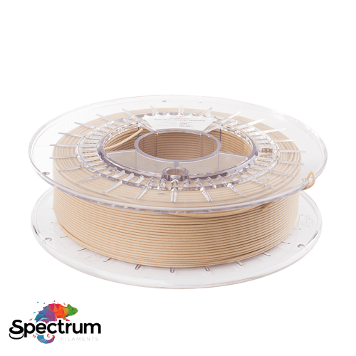 PLA WOOD 500g COR NATURAL DE MADEIRA - SPECTRUM FILAMENTS Criaconsensos - Serviços Gráficos e Publicidade