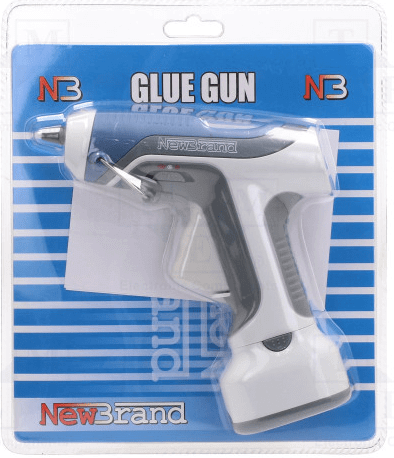 Pistola de cola quente 7W 140..160ºC Ø6mm sem fios (4xLR6) - NewBrand NB-GUN01 Criaconsensos - Serviços Gráficos e Publicidade