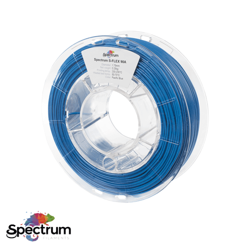 S-FLEX 90A 250g PACIFIC BLUE - SPECTRUM FILAMENTS Criaconsensos - Serviços Gráficos e Publicidade