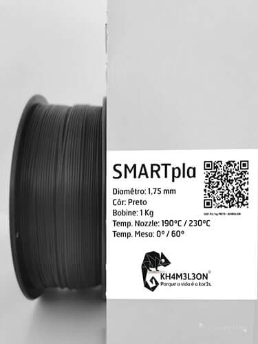 SMART PLA 1kg COR PRETO - KH4M3L3ON Criaconsensos - Serviços Gráficos e Publicidade