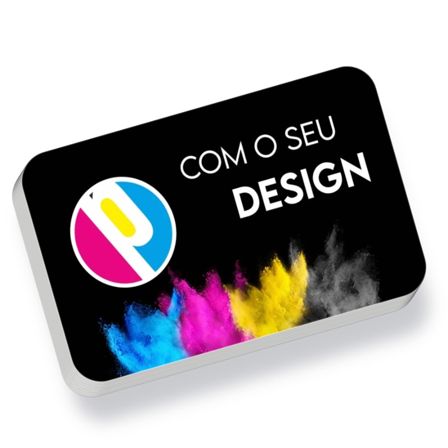 Cartão com cantos redondos